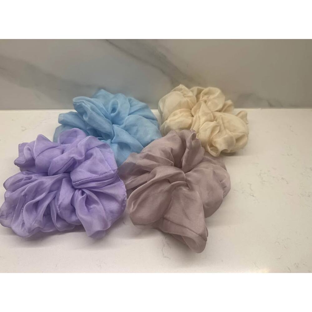 Oversized XL Satin Hair Scrunchies